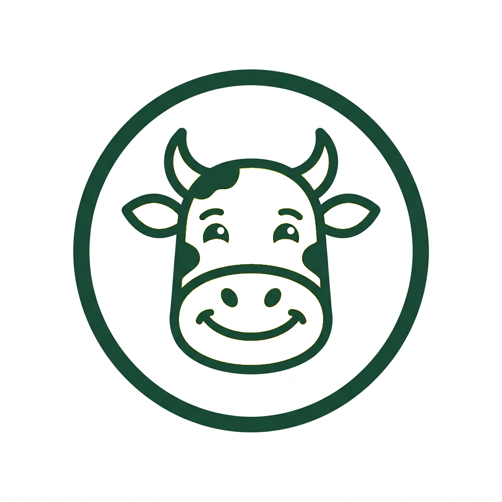 Zafiroo Cow Face Logo