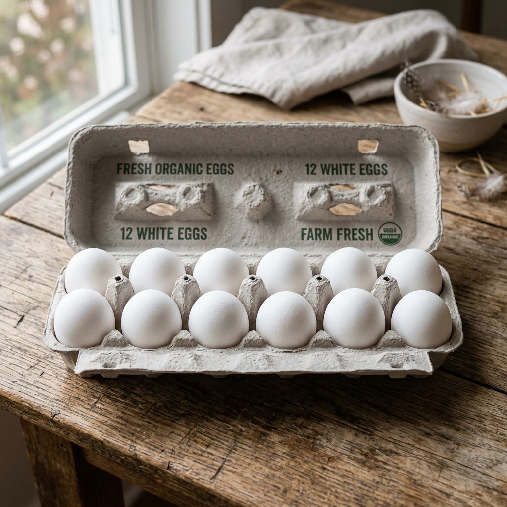 Normal White Eggs (Pack of 12)