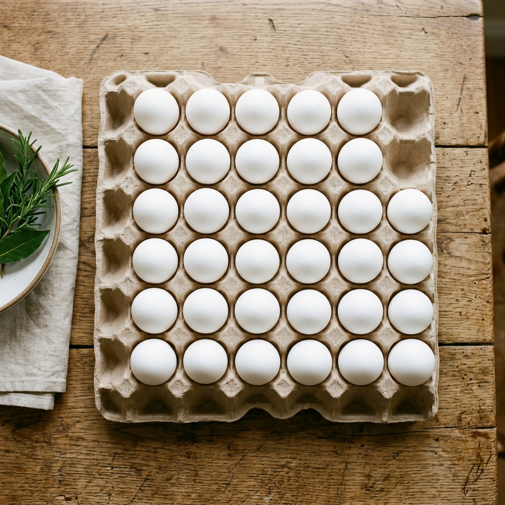 Normal White Eggs (Tray of 30)