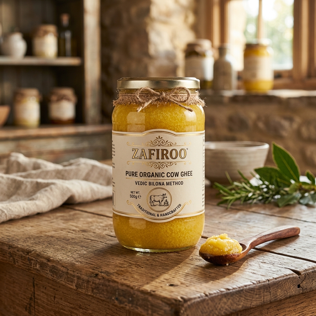 Pure Organic Cow Ghee (500ml)